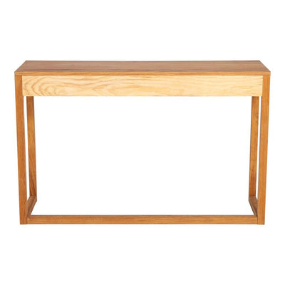 Oslo Oak Console 2 Drawers Lacquered Finish