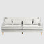 Bondi Hamptons 3 Seat Sofa Blue/White Pin Stripe
