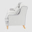 Bondi Hamptons 3 Seat Sofa Blue/White Pin Stripe