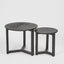 2 Piece Olwen Side Table Set Black