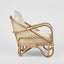 Alexis Armchair Natural/White Fabric
