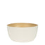 Blana Deep Bamboo Bowl White