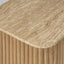 Travertine Oak Side Table