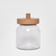 Mini Glass Jar With Wood Lid
