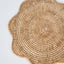 Paume Scallop Rattan Placemat Natural