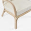 Duke Highback Armchair Natural Whitewash