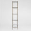 Palladium Brass Iron & Glass Shelves