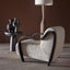 Apollo Armchair Ivory & Black