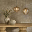 Hinza Ceiling Pendant Amber