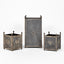 Estate Footed Iron Planters (Set of 3)