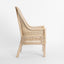Victoria Hamptons Dining Chair Natural Whitewash