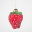 Sugared Strawberry Decoration Large Red