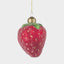 Sugared Strawberry Decoration Large Red