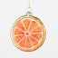 Sugared Orange Glitter Decoration