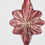 Majestic Scarlet Star Tree Decoration Red