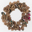 Recycled Fabric Flower Wreath 50cm