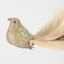 Fantail Glimmer Clip on Bird