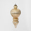 Antiqued Glass Hanging Finial Gold Large