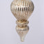 Antiqued Glass Hanging Finial Gold Large