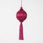 Silk Lattice Tassel Decoration Fuchsia & Red