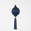 Silk Tassel Bauble Decoration Navy Blue
