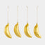 Sugared Banana Decorations - Set of 4