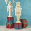 Large Paper Majestic Nutcracker White & Gold