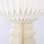Giant Paper Cresting Finial Decoration White