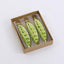 Sugared Peas in a Pod Decorations - Set of 3