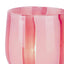 Dolce Vita Handblown Glass Vessel Pink & Red