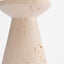 Hinde Travertine Candle Stand Lge