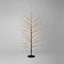 Black Forest Light Up Tree with 1300 Lights 180cm