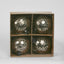 Mett Bauble (Set of 4) Antique Silver