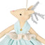 Balmay Large Velvet Hanging Deer Ornament Blue