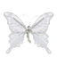 Davinia Metallic Butterfly Clip Decoration Silver