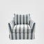 Noosa Hamptons Armchair Blue Sky Stripe