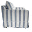 Noosa Hamptons Armchair Blue Sky Stripe