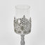Snow Candle Holder Zinc