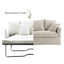 Noosa Hamptons 3 Seat Queen Sofa Bed Beige