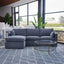 Clovelly 3 Seater Left Chaise Sofa Navy