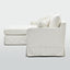 Noosa 3 Seater Left Chaise Sofa Ivory
