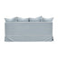 Noosa Hamptons 2.5 Seat Sofa Beach W/White Piping