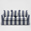 Noosa Hamptons 2 Seat Sofa Denim/Cream