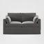 Noosa Hamptons 2 Seat Sofa Bed Noosa Navy W/White Piping