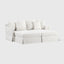 Noosa Double Chaise Daybed Ivory