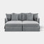 Noosa Double Chaise Daybed Grey