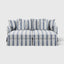 Noosa Double Chaise Daybed Blue Sky Stripe