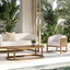 Weave Teak Sofa -Outdoor