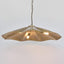 Melville Ceiling Pendant Hammered Large Antique Brass