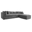 Marbella Modular 4 Seater Sofa Reversible Ottoman Chaise Sofa Storm